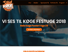 Tablet Screenshot of koegefestuge.dk